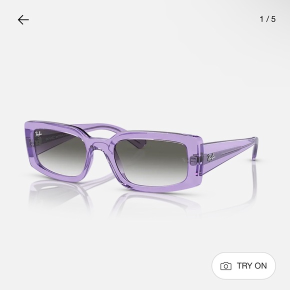 Ray Ban Transparent Sunglasses - Picture 2 of 5